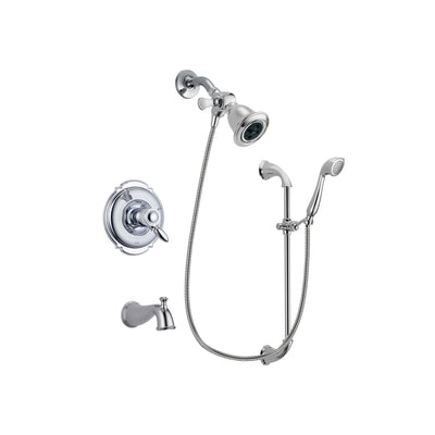 Delta Victorian Chrome Tub and Shower Faucet System with Hand Shower DSP0869V