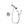 Delta Lahara Chrome Finish Shower Faucet System Package with Water Efficient Showerhead and Handheld Shower with Slide Bar Includes Rough-in Valve DSP0878V