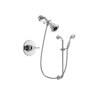 Delta Trinsic Chrome Shower Faucet System w/ Showerhead and Hand Shower DSP0880V