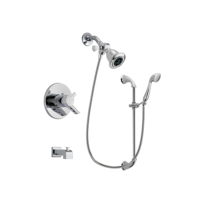 Delta Compel Chrome Tub and Shower Faucet System with Hand Shower DSP0891V