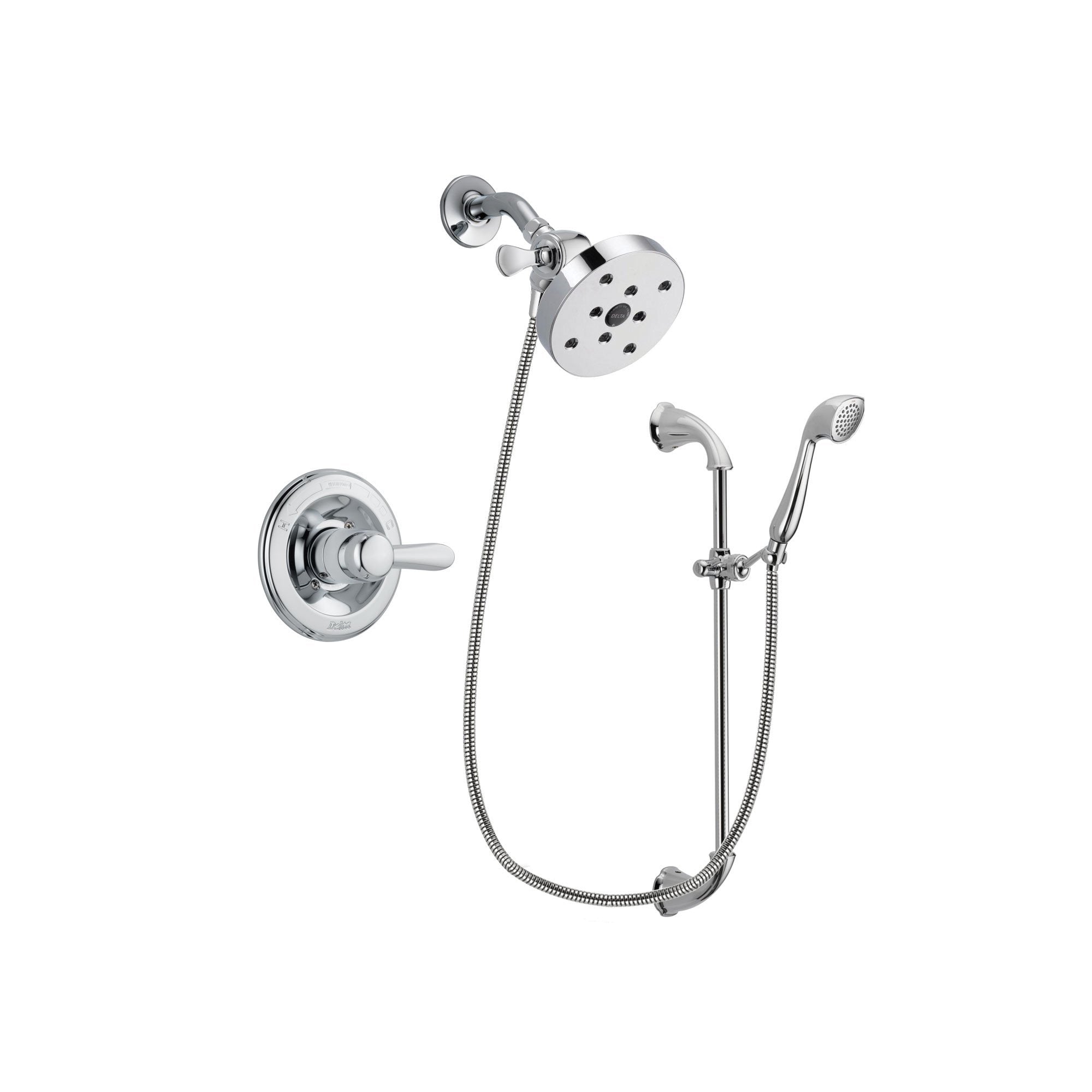 Delta Lahara Chrome Shower Faucet System w/ Shower Head and Hand Shower DSP0946V