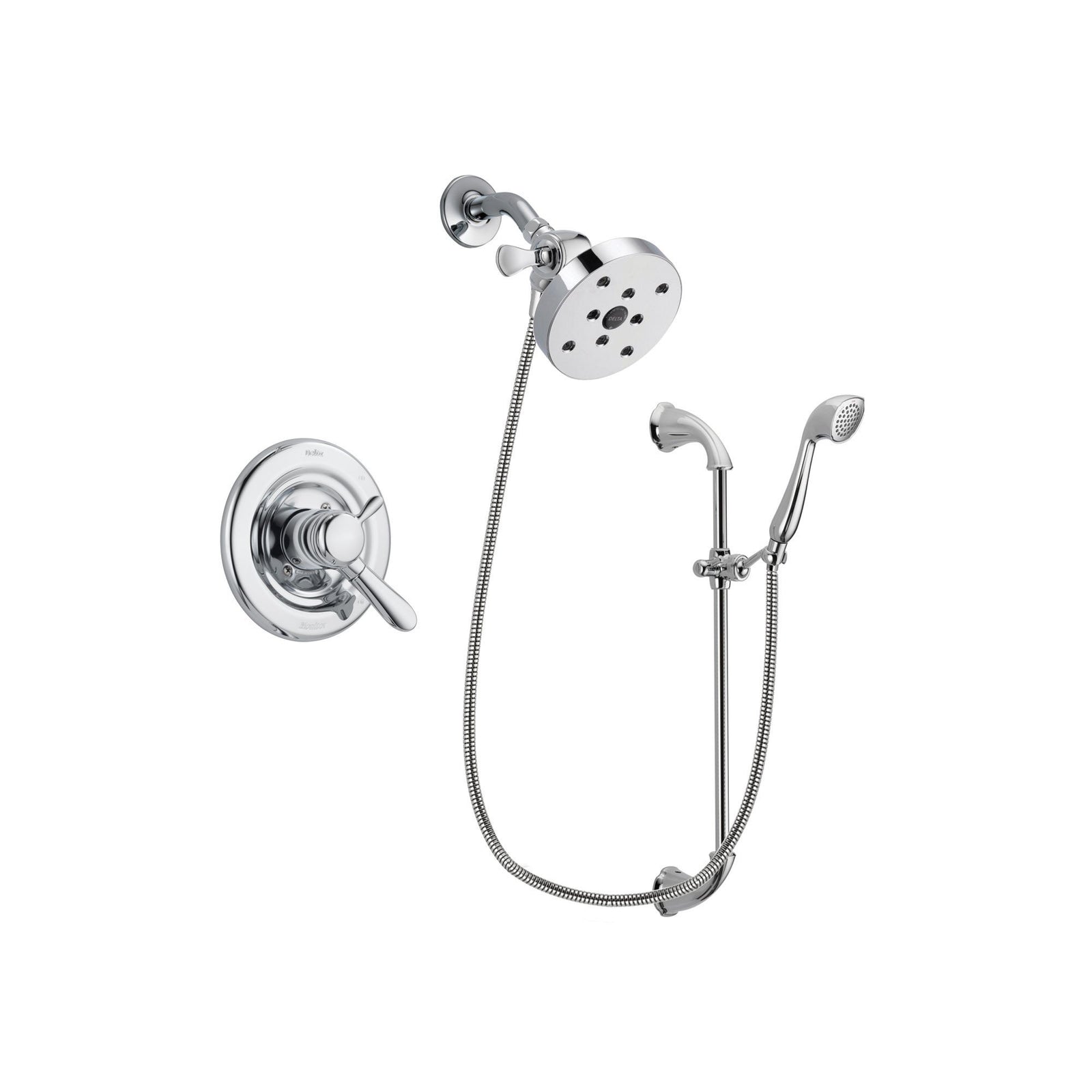Delta Lahara Chrome Shower Faucet System w/ Shower Head and Hand Shower DSP0956V