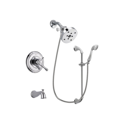 Delta Cassidy Chrome Tub and Shower Faucet System with Hand Shower DSP0967V