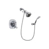 Delta Addison Chrome Finish Dual Control Shower Faucet System Package with Shower Head and Wall-Mount Bracket with Handheld Shower Spray Includes Rough-in Valve DSP0998V