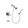Delta Compel Chrome Finish Dual Control Tub and Shower Faucet System Package with Water Efficient Showerhead and Wall-Mount Bracket with Handheld Shower Spray Includes Rough-in Valve and Tub Spout DSP1027V