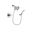 Delta Trinsic Chrome Finish Shower Faucet System Package with Large Rain Showerhead and Wall-Mount Bracket with Handheld Shower Spray Includes Rough-in Valve DSP1050V