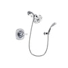 Delta Addison Chrome Finish Shower Faucet System Package with 5-1/2 inch Shower Head and Wall-Mount Bracket with Handheld Shower Spray Includes Rough-in Valve DSP1088V