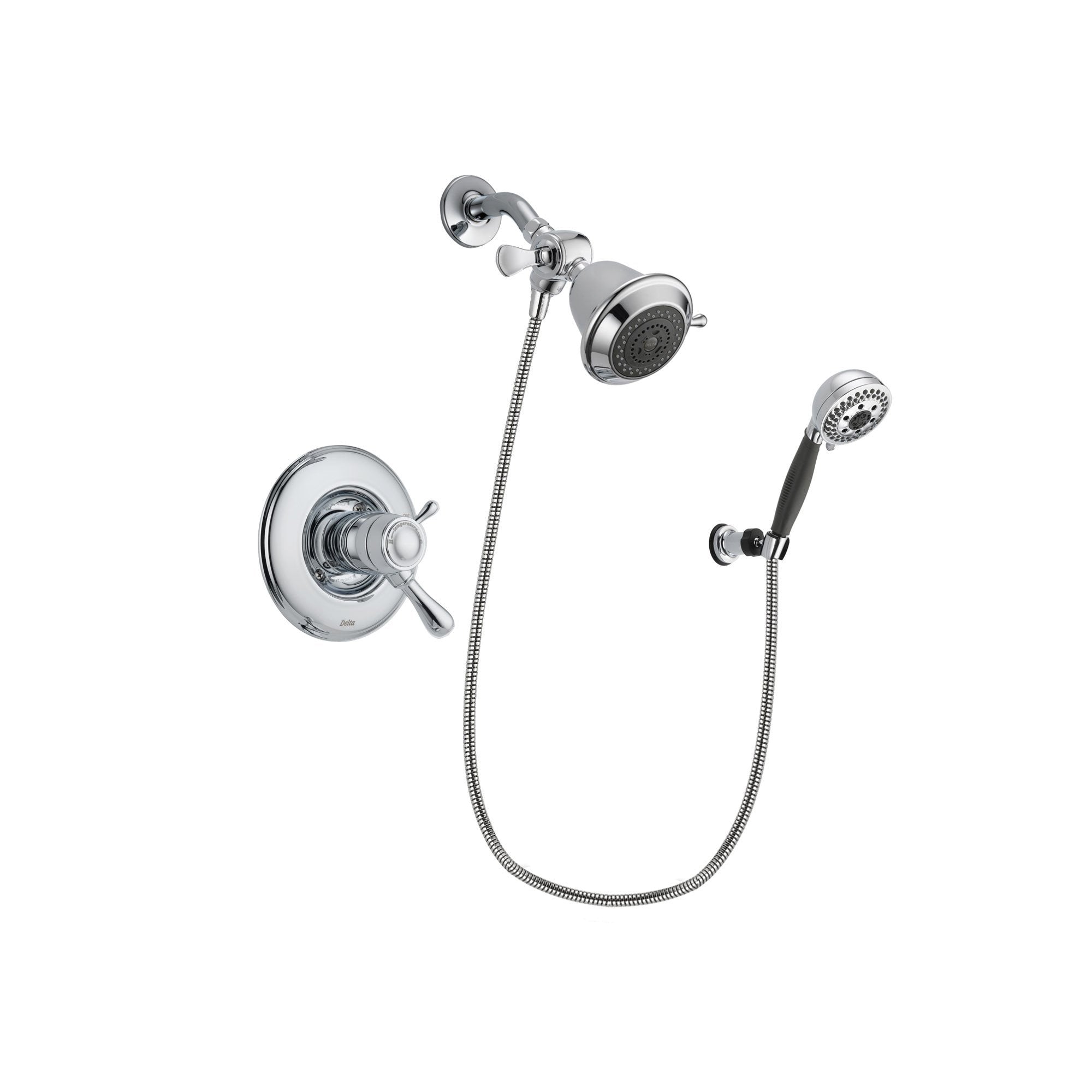 Delta Leland Chrome Finish Thermostatic Shower Faucet System Package W   DSP1110V 