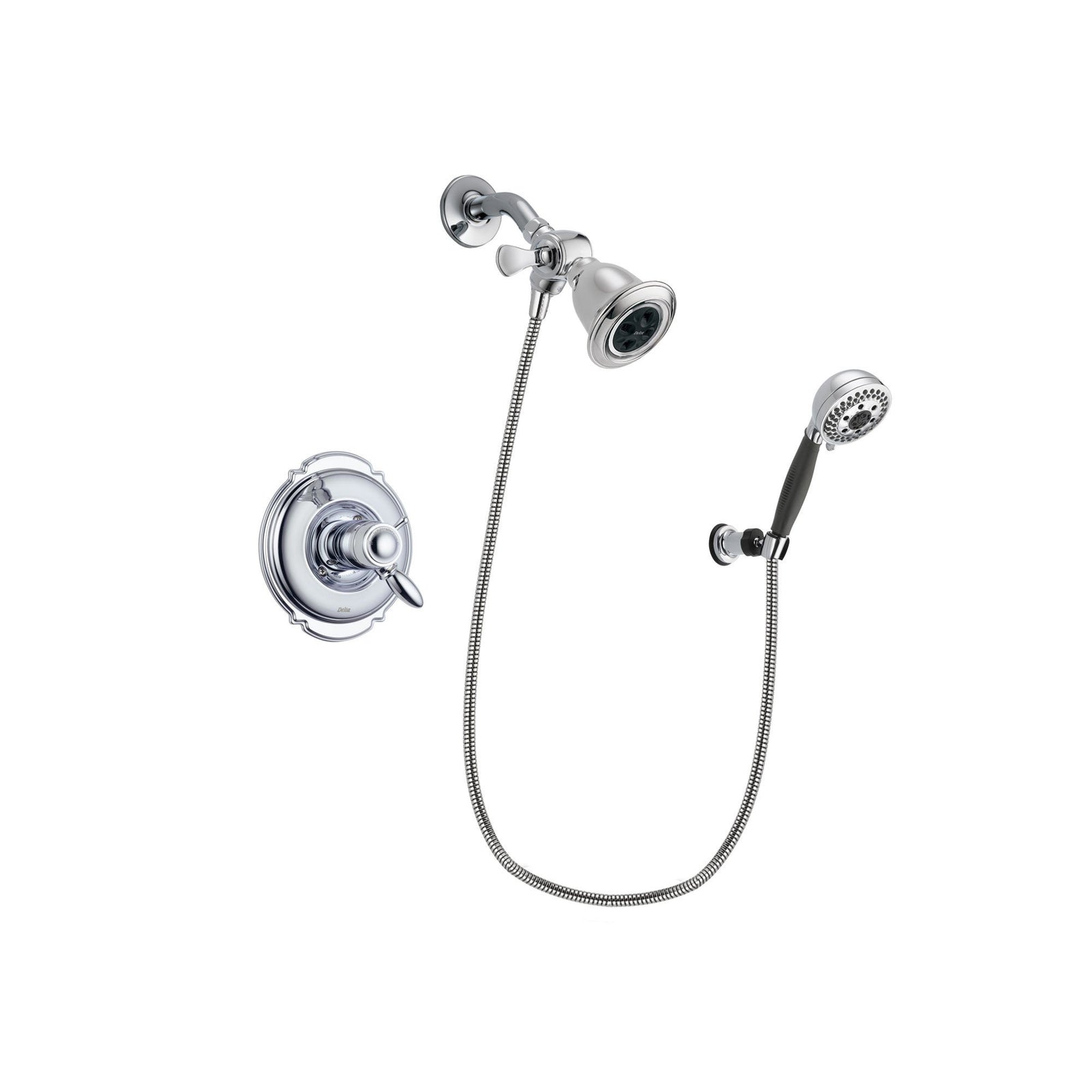 Delta Victorian Chrome Shower Faucet System Package with Hand Shower DSP1142V