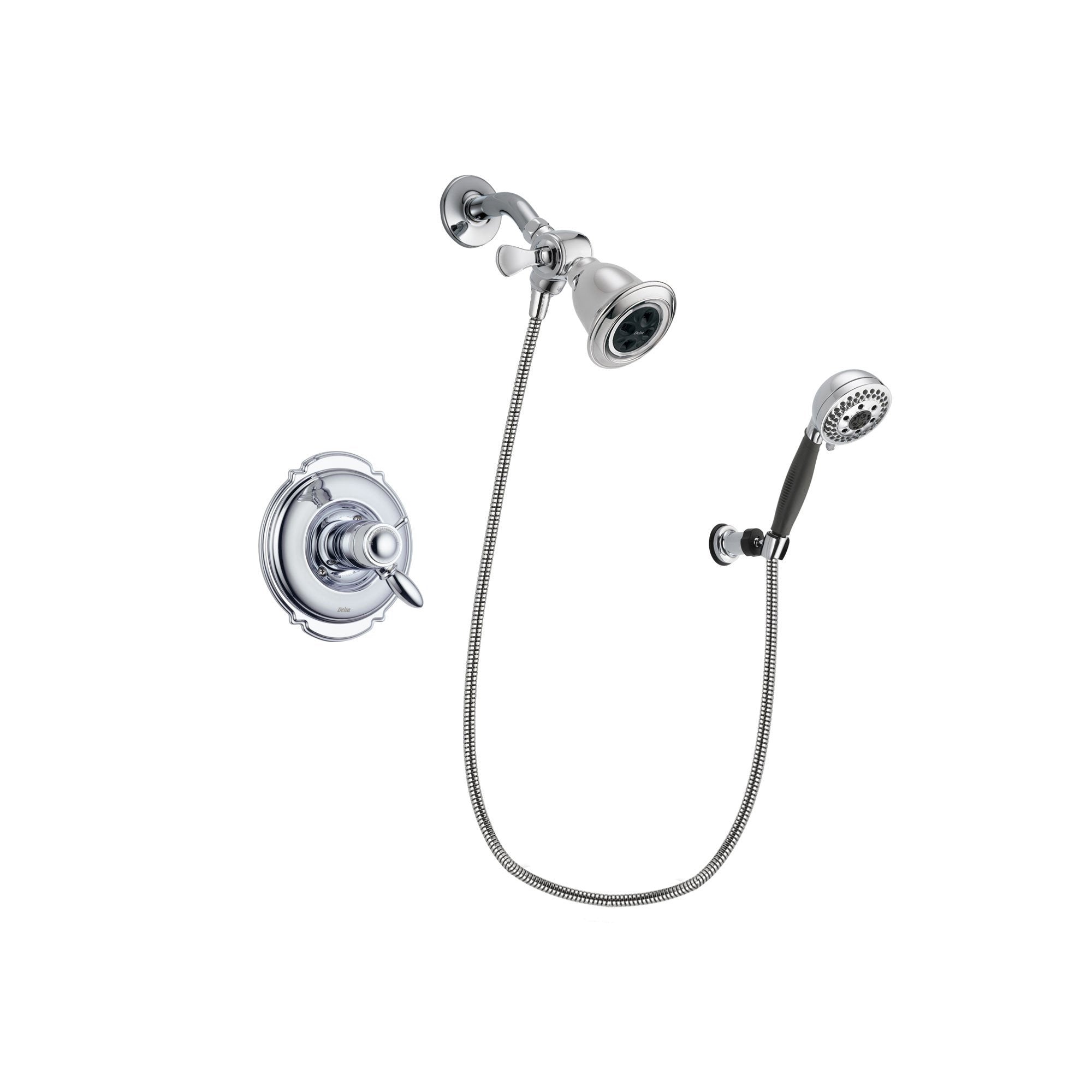 Delta Victorian Chrome Shower Faucet System Package with Hand Shower DSP1142V