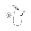 Delta Linden Chrome Finish Shower Faucet System Package with Water Efficient Showerhead and 5-Spray Modern Handheld Shower with Wall Bracket and Hose Includes Rough-in Valve DSP1158V