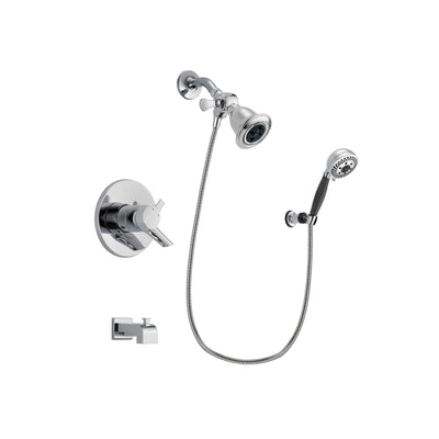 Delta Compel Chrome Tub and Shower Faucet System with Hand Shower DSP1163V