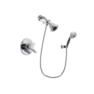 Delta Compel Chrome Shower Faucet System w/ Shower Head and Hand Shower DSP1164V
