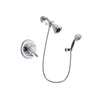 Delta Leland Chrome Shower Faucet System w/ Shower Head and Hand Shower DSP1166V