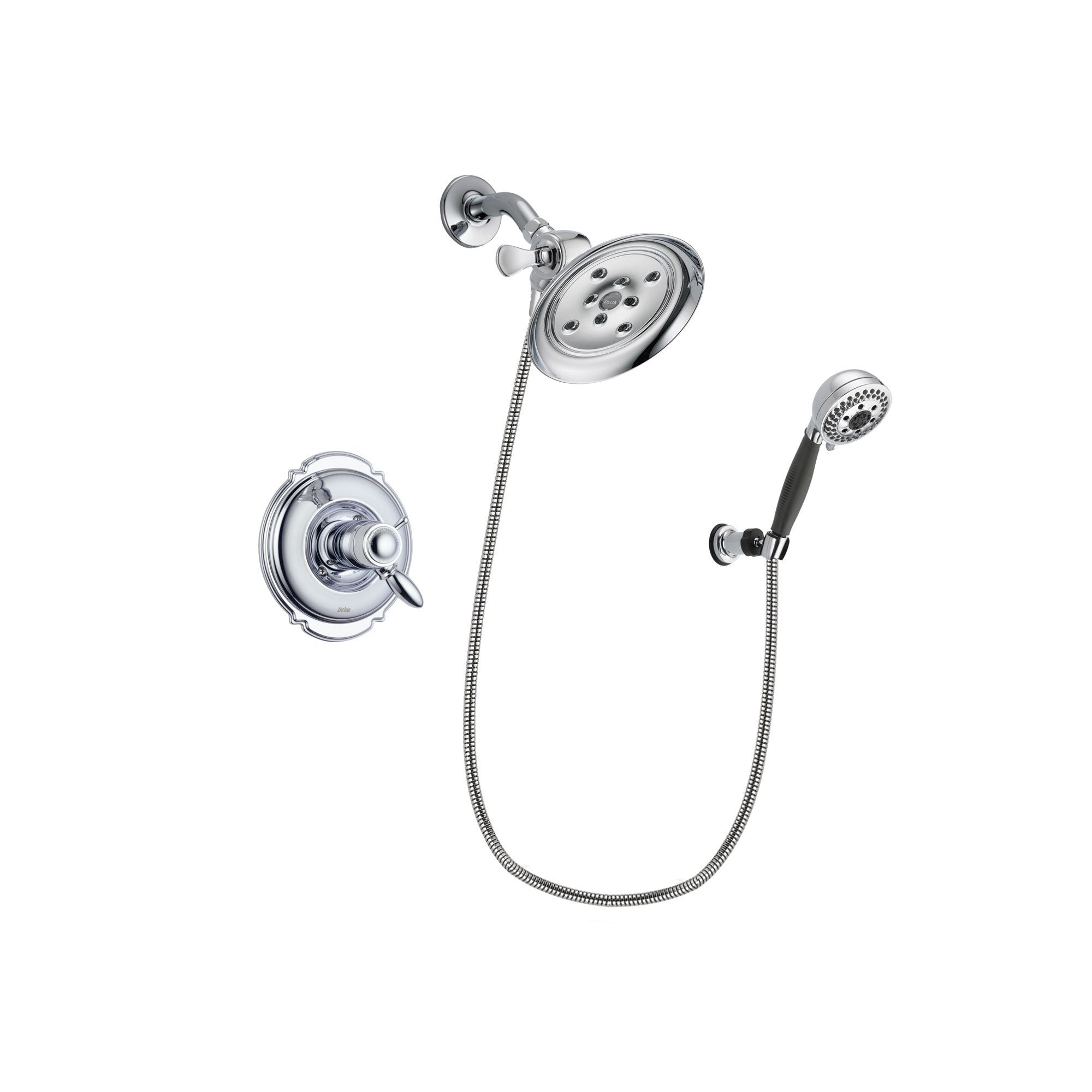 Delta Victorian Chrome Shower Faucet System Package with Hand Shower DSP1176V