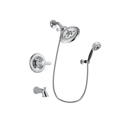 Delta Lahara Chrome Tub and Shower Faucet System with Hand Shower DSP1183V