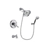 Delta Cassidy Chrome Tub and Shower Faucet System with Hand Shower DSP1205V