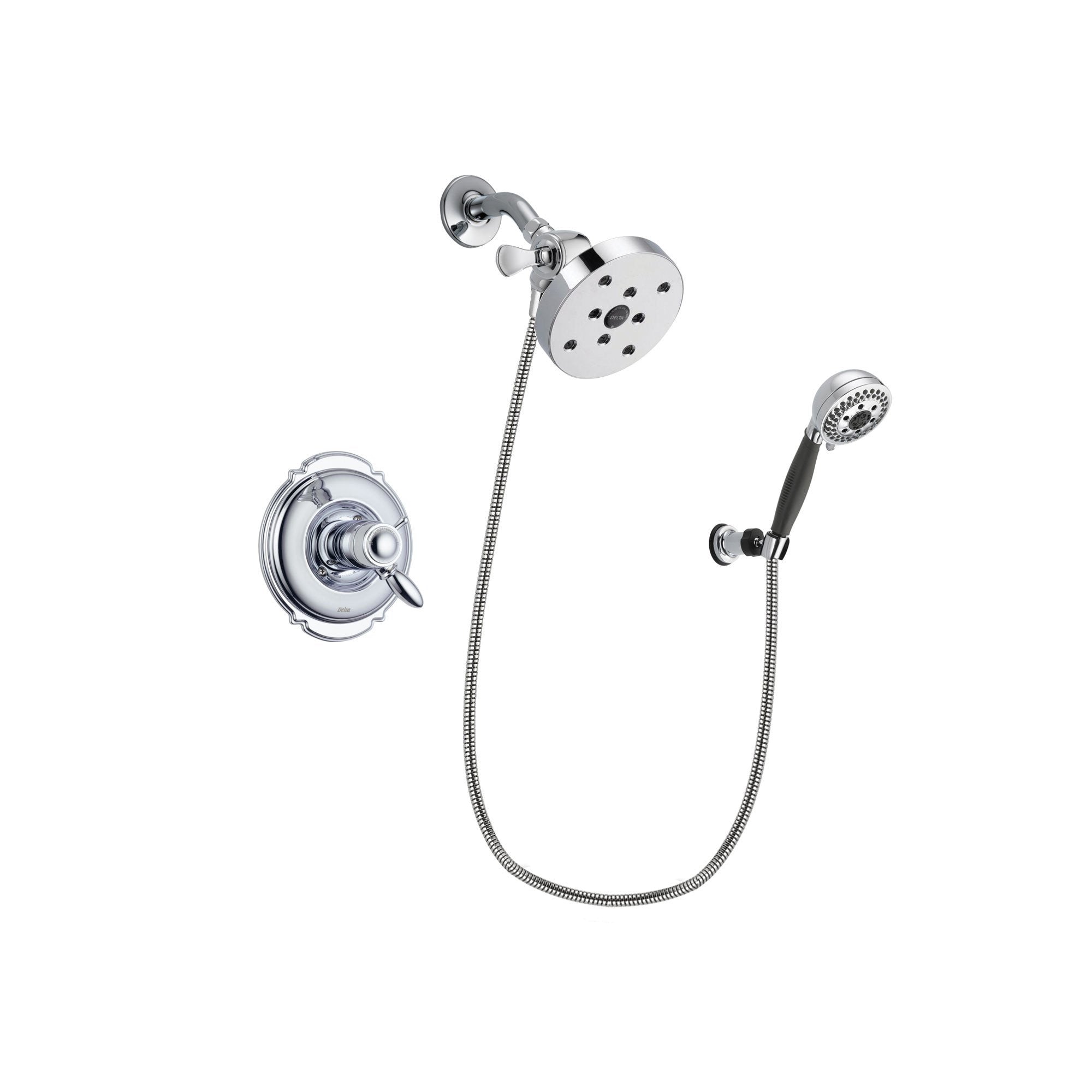 Delta Victorian Chrome Shower Faucet System Package with Hand Shower DSP1210V
