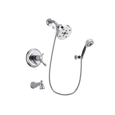 Delta Cassidy Chrome Tub and Shower Faucet System with Hand Shower DSP1215V