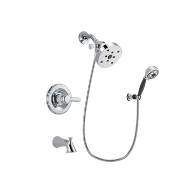Delta Lahara Chrome Tub and Shower Faucet System with Hand Shower DSP1217V