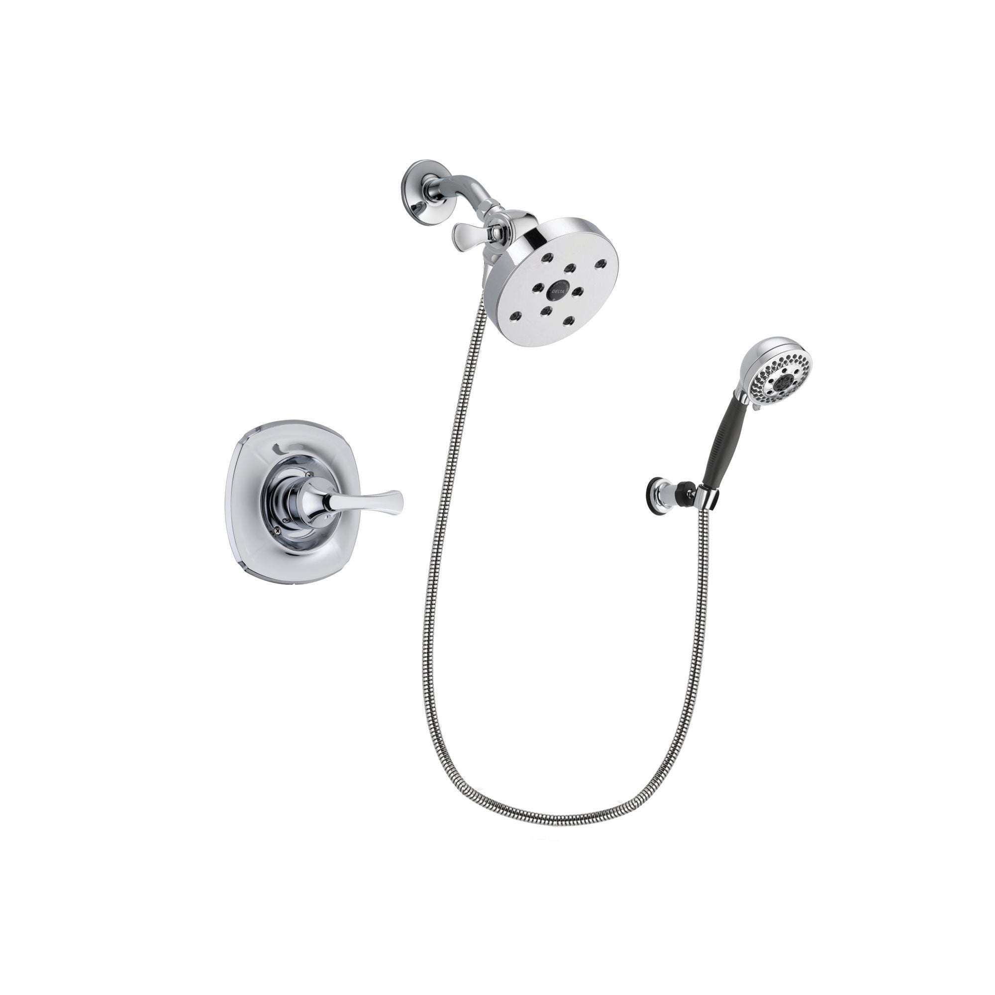 Delta Addison Chrome Shower Faucet System W Showerhead And Hand Showe   DSP1224V 