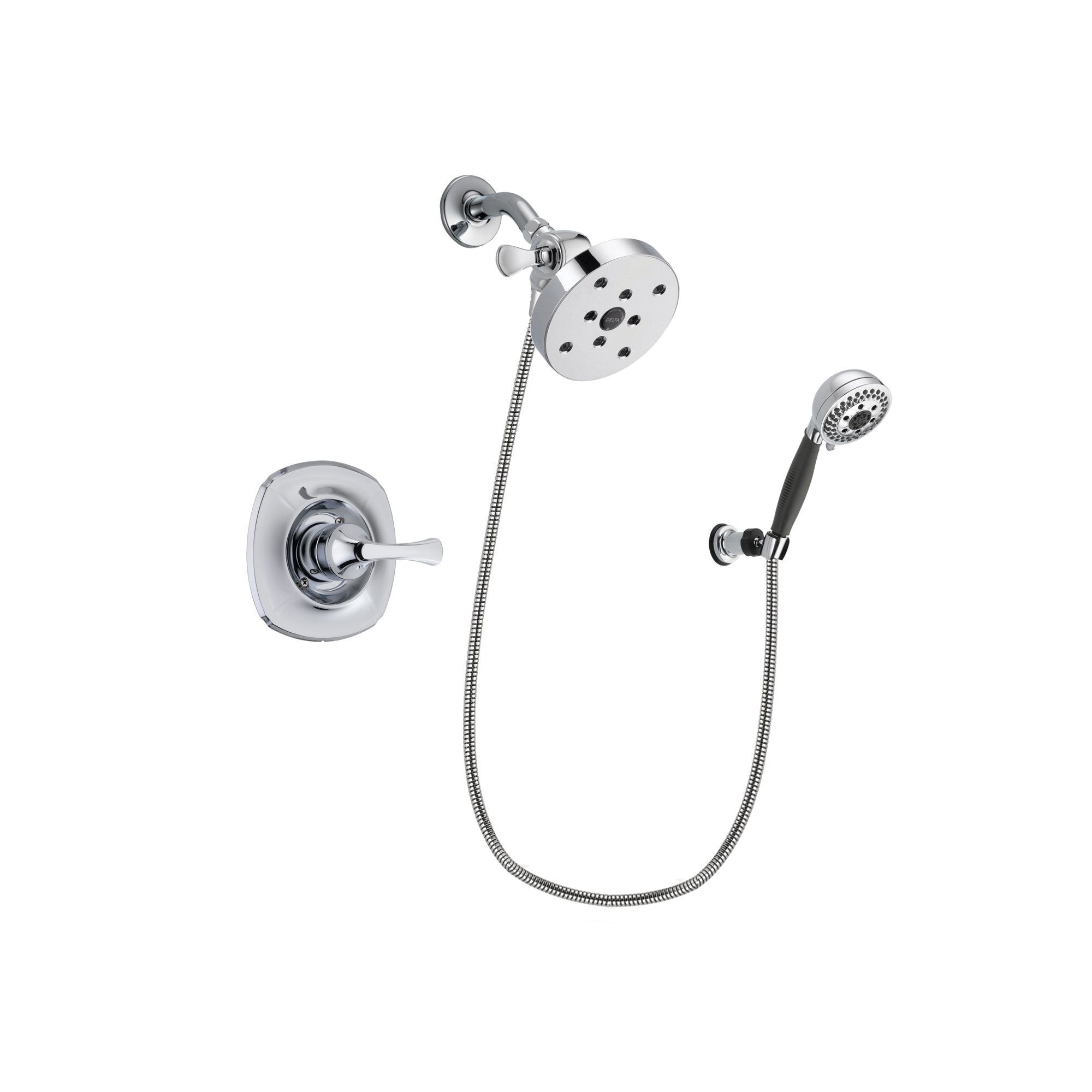 Delta Addison Chrome Shower Faucet System w/ Showerhead and Hand Shower DSP1224V