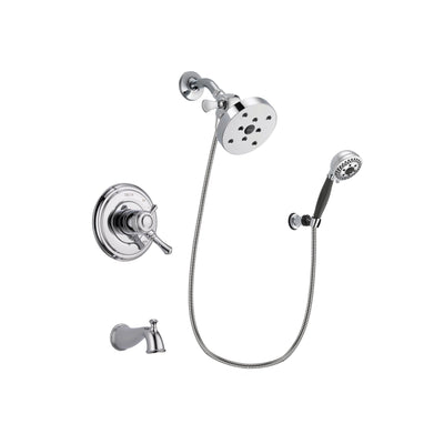 Delta Cassidy Chrome Tub and Shower Faucet System with Hand Shower DSP1239V