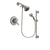 Delta Leland Stainless Steel Finish Thermostatic Shower Faucet System Package with Shower Head and 5-Spray Personal Handshower with Slide Bar Includes Rough-in Valve DSP1246V