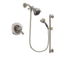 Delta Addison Stainless Steel Finish Thermostatic Shower Faucet System Package with Shower Head and 5-Spray Personal Handshower with Slide Bar Includes Rough-in Valve DSP1248V
