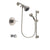 Delta Compel Stainless Steel Finish Tub and Shower Faucet System Package with Shower Head and 5-Spray Personal Handshower with Slide Bar Includes Rough-in Valve and Tub Spout DSP1255V