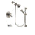 Delta Compel Stainless Steel Finish Dual Control Tub and Shower Faucet System Package with Water Efficient Showerhead and 5-Spray Personal Handshower with Slide Bar Includes Rough-in Valve and Tub Spout DSP1299V
