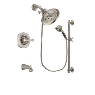 Delta Addison Stainless Steel Finish Tub and Shower System w/Hand Spray DSP1325V