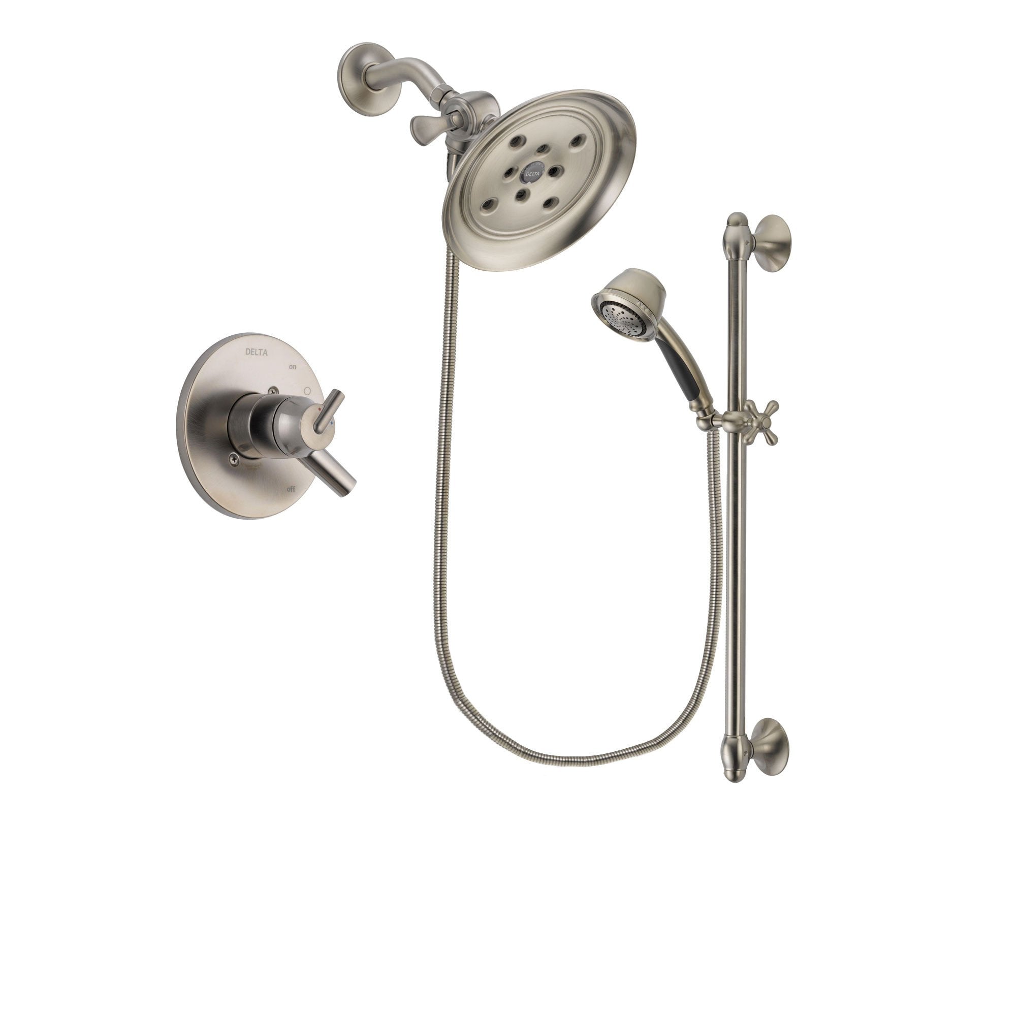 Delta Trinsic Stainless Steel Finish Shower Faucet System w/Hand Shower DSP1332V