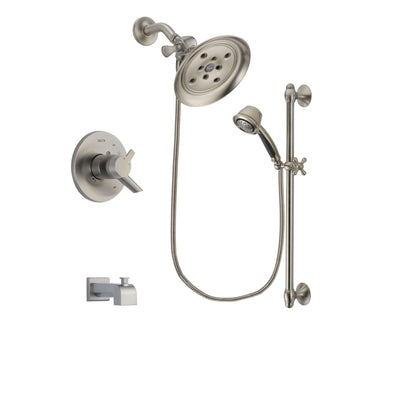 Delta Compel Stainless Steel Finish Tub and Shower System w/Hand Shower DSP1333V