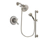 Delta Leland Stainless Steel Finish Thermostatic Shower Faucet System Package with 5-1/2 inch Shower Head and 5-Spray Personal Handshower with Slide Bar Includes Rough-in Valve DSP1348V