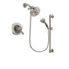 Delta Addison Stainless Steel Finish Thermostatic Shower Faucet System Package with 5-1/2 inch Shower Head and 5-Spray Personal Handshower with Slide Bar Includes Rough-in Valve DSP1350V