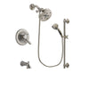 Delta Lahara Stainless Steel Finish Tub and Shower System w/Hand Shower DSP1363V