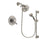 Delta Leland Stainless Steel Finish Shower Faucet System w/ Hand Spray DSP1370V