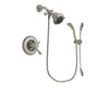 Delta Leland Stainless Steel Finish Thermostatic Shower Faucet System Package with Shower Head and Handshower with Slide Bar Includes Rough-in Valve DSP1382V
