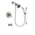 Delta Cassidy Stainless Steel Finish Thermostatic Tub and Shower Faucet System Package with Shower Head and Handshower with Slide Bar Includes Rough-in Valve and Tub Spout DSP1385V