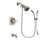 Delta Addison Stainless Steel Finish Tub and Shower Faucet System Package with Shower Head and Handshower with Slide Bar Includes Rough-in Valve and Tub Spout DSP1393V