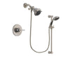Delta Trinsic Stainless Steel Finish Shower Faucet System Package with Shower Head and Handheld Shower Spray with Slide Bar Includes Rough-in Valve DSP1526V