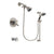 Delta Compel Stainless Steel Finish Dual Control Tub and Shower Faucet System Package with Water Efficient Showerhead and Handheld Shower Spray with Slide Bar Includes Rough-in Valve and Tub Spout DSP1571V