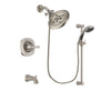 Delta Addison Stainless Steel Finish Tub and Shower System w/Hand Spray DSP1597V