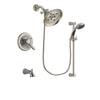 Delta Lahara Stainless Steel Finish Tub and Shower System w/Hand Shower DSP1601V