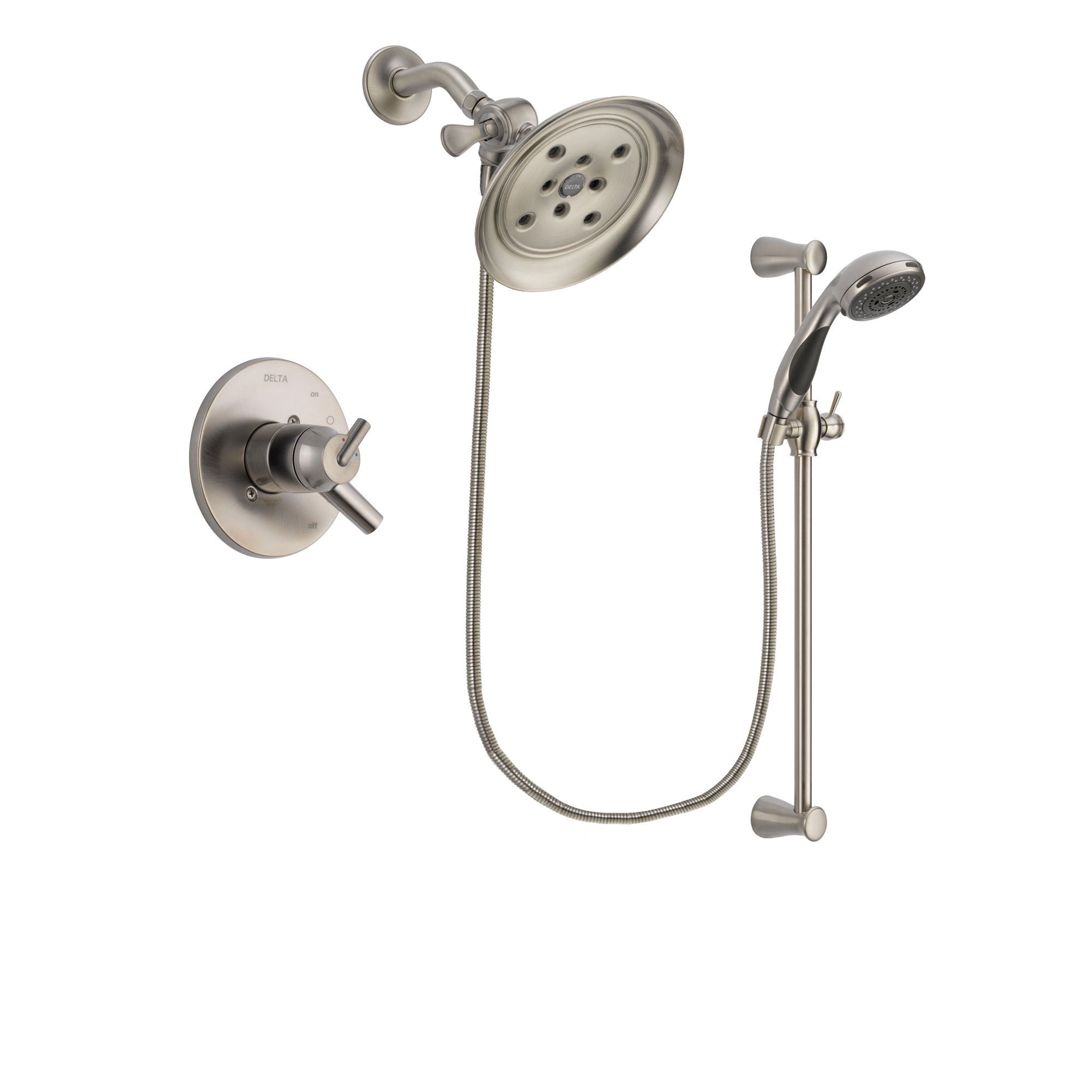 Delta Trinsic Stainless Steel Finish Shower Faucet System w/Hand Shower DSP1604V