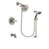 Delta Lahara Stainless Steel Finish Tub and Shower System w/Hand Shower DSP1625V