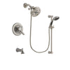 Delta Lahara Stainless Steel Finish Tub and Shower System w/Hand Shower DSP1635V