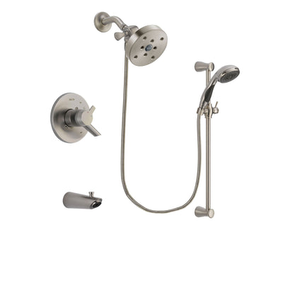 Delta Compel Stainless Steel Finish Tub and Shower System w/Hand Shower DSP1639V