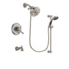 Delta Cassidy Stainless Steel Finish Tub and Shower System w/Hand Spray DSP1647V
